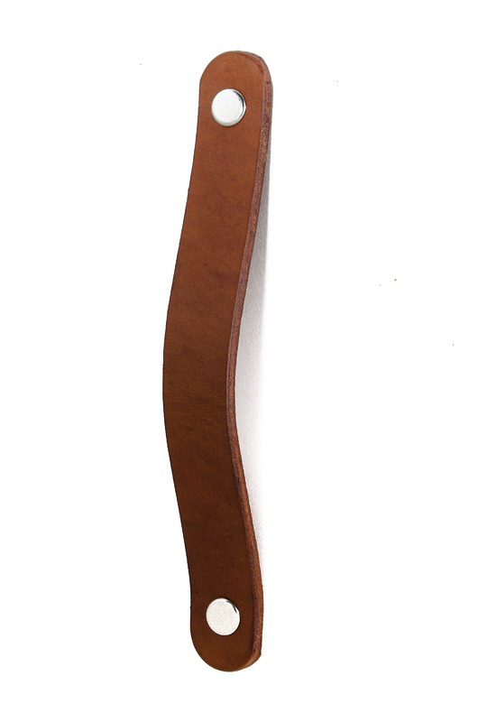 gałki do mebli Skórzany uchwyt meblowy COLORISO LIGHT BROWN