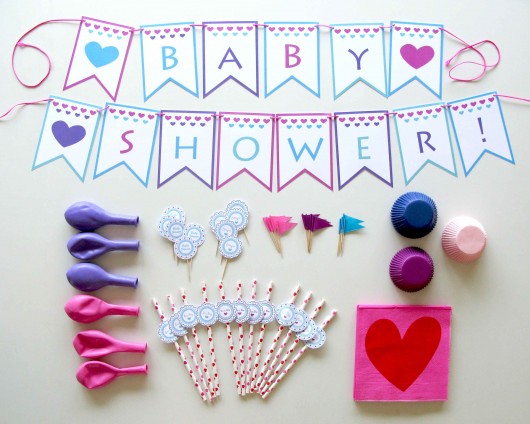 Zestaw dekoracji Baby Shower Leonek Wiewiórka i Spółka