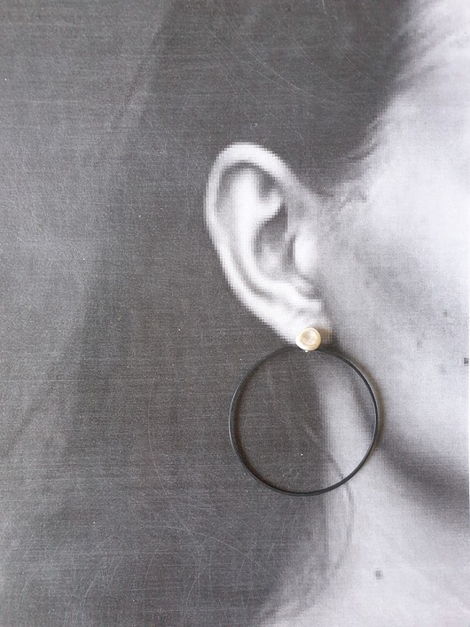 kolczyki z mosiądzu Kolczyki GARDEN OF EDEN mosiądz srebrny, koła