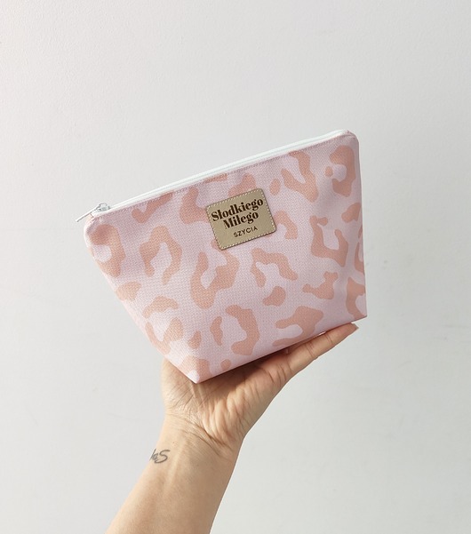 kosmetyczki Mała Kosmetyczka Peach Leopard Print