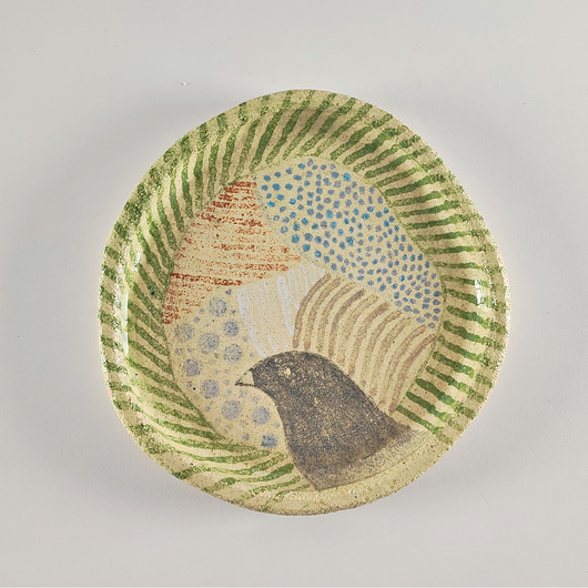 patery i talerze Ceramiczny talerzyk kruk