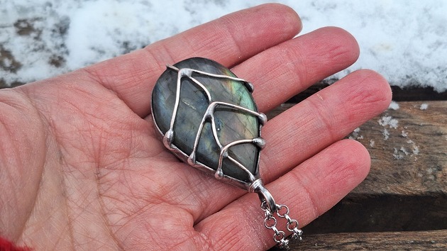 wisiory Liść - wisiorek