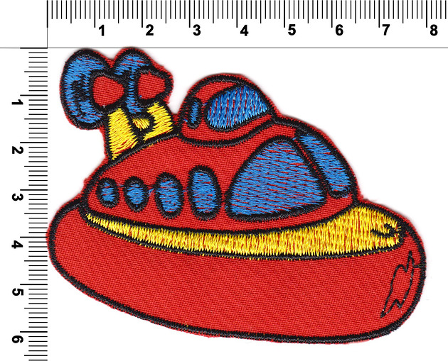 naszywki na ubrania Naszywka naprasowanka PODUSZKOWIEC termoprzylepna haft 8x6,3cm