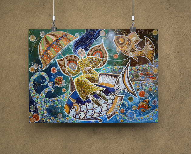plakaty Morski spacer. Plakat
