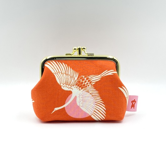 portfele damskie Żurawie Origami Red Double