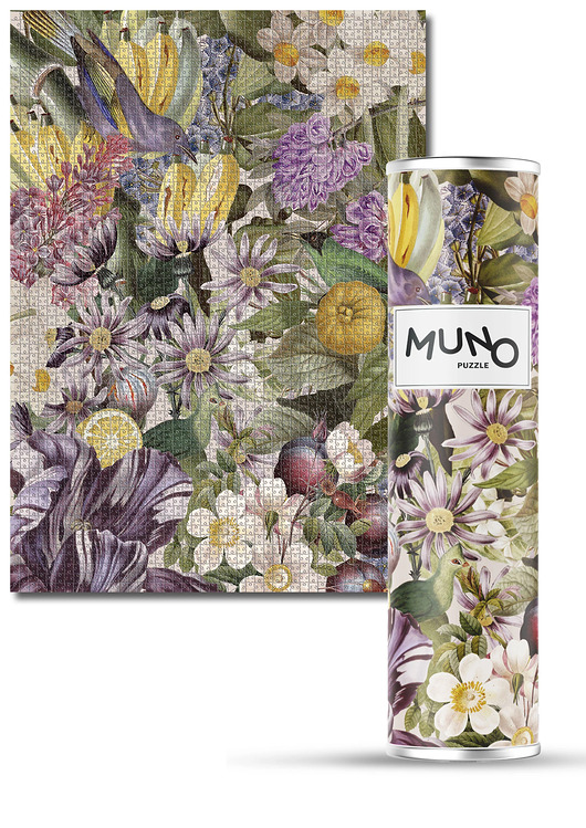 puzzle dla dzieci Puzzle 3000 "Purple Garden" by Julia Błaszczyk w tubie