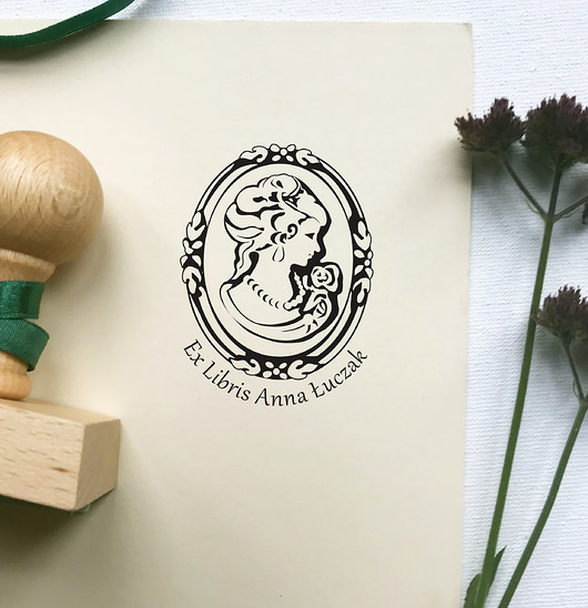stemple Pieczątka Ex Libris - KAMEA