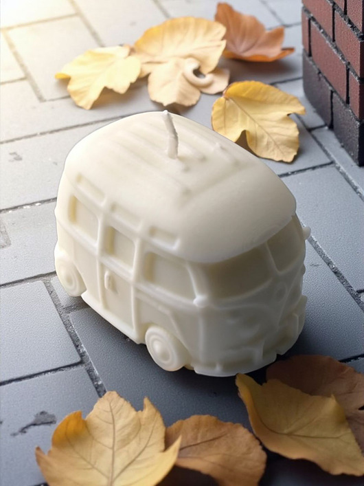 świeczniki i świece Świeca sojowa autobus- świeca dekoracyjna