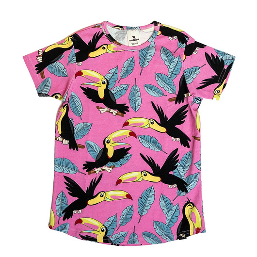 t-shirty dla chłopców T-shirt Różowy Tukan