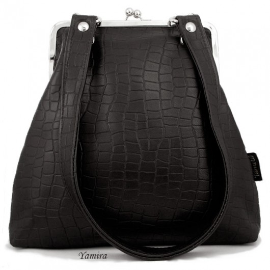 Torebka XL :: crocodillo elegance brown ::    yamira
