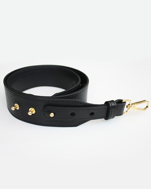 torebki różne Szeroki pasek do torebki ze skóry naturalnej