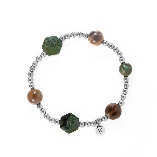 bransoletki z kamieni naturalnych Bransoletka w kolorach ziemi