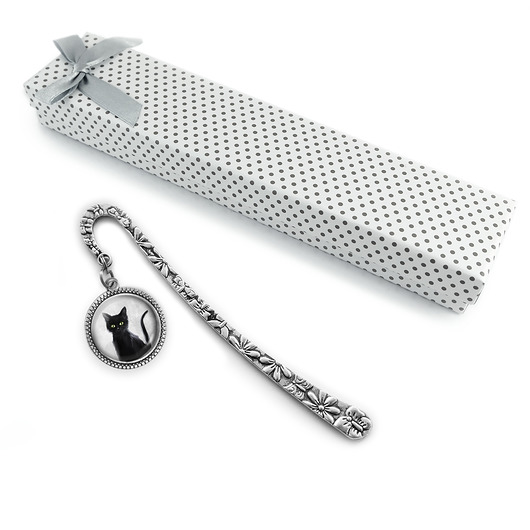 zakładki do książek Zakładka do książki - Czarny kot