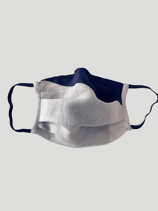 niebieska maseczka Maruna Upcycled
