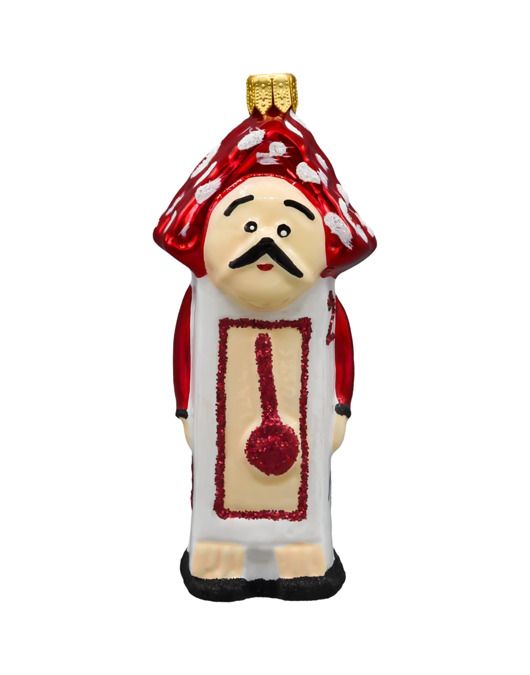 ozdoby choinkowe Bombka choinkowa: Pan Zegar: czerwony