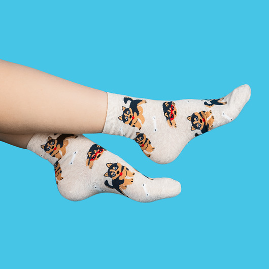 skarpetki damskie Skarpetki w psy Owczarek Niemiecki