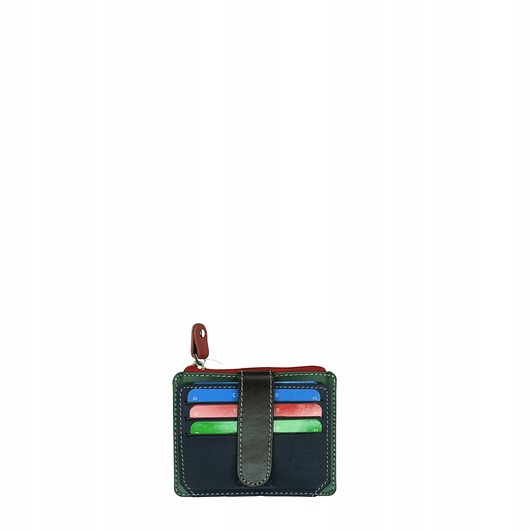 portfele damskie Etui organizer na karty składane skórzane na prezent przegrody OLIVKA