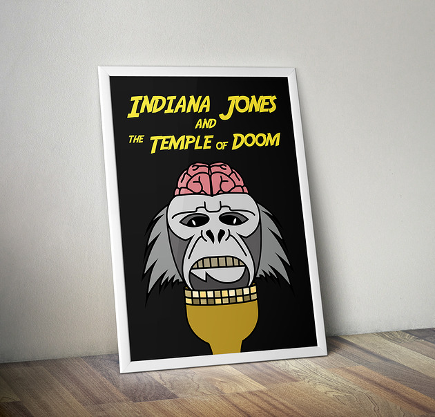 grafiki i ilustracje Plakat Indiana Jones and the Temple of Doom