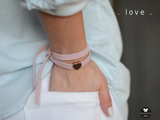 pink love barboleta
