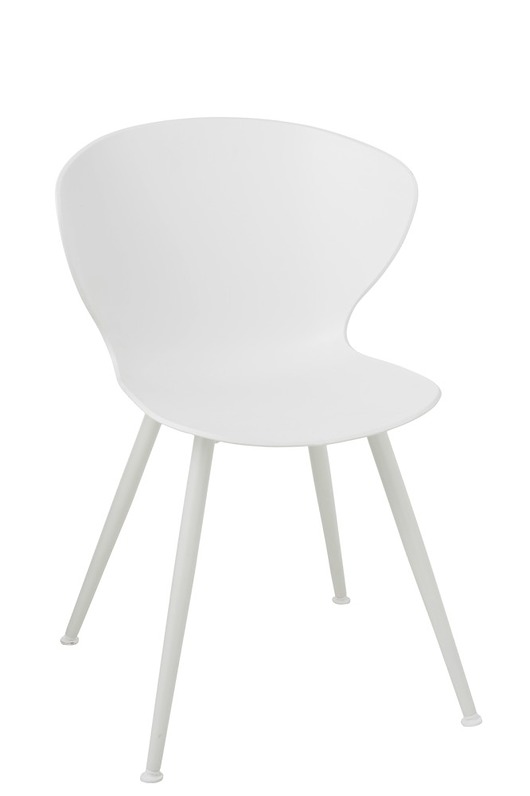 Krzesło, siedzisko Vince White, tworzywo 79,5cm Home Design