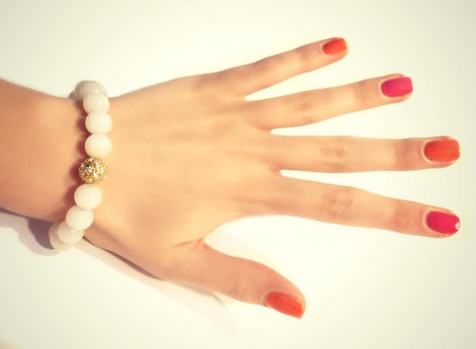 Bransoletka 'Cream Love; labonita