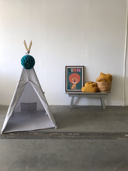 Namiot tipi jasny szary - BABOTIPI Babo