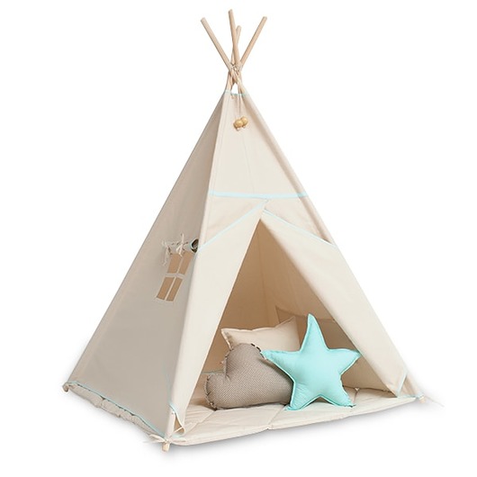 namioty i tipi dla dzieci Namiot Tipi Naturalna Mięta