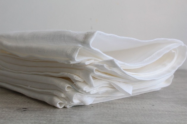 obrusy i serwetki białe Serwetki lniane 100% len