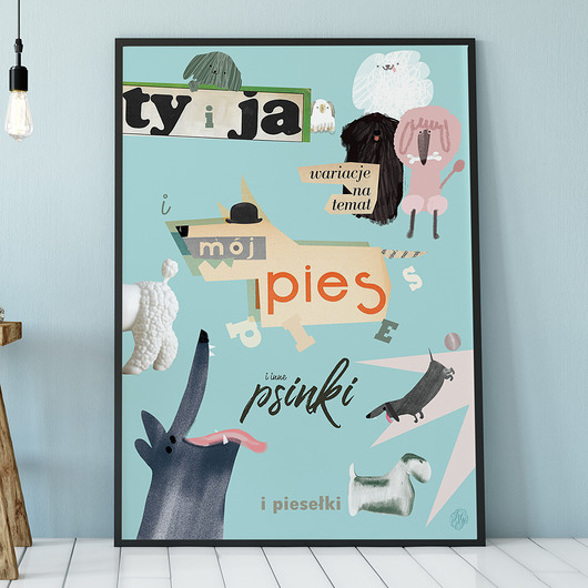 Plakat "Psy i psinki" Szpeje