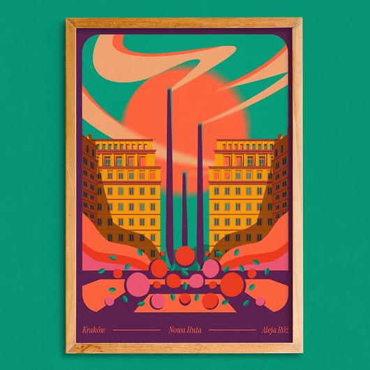 plakaty Plakat Aleja Róż