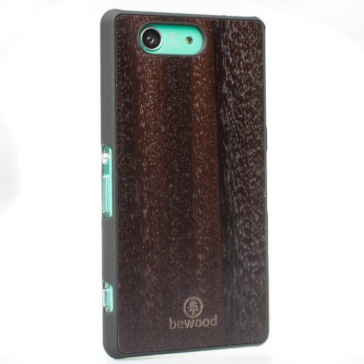 SONY Z3 COMPACT DREWNIANE ETUI SAPELE bewood