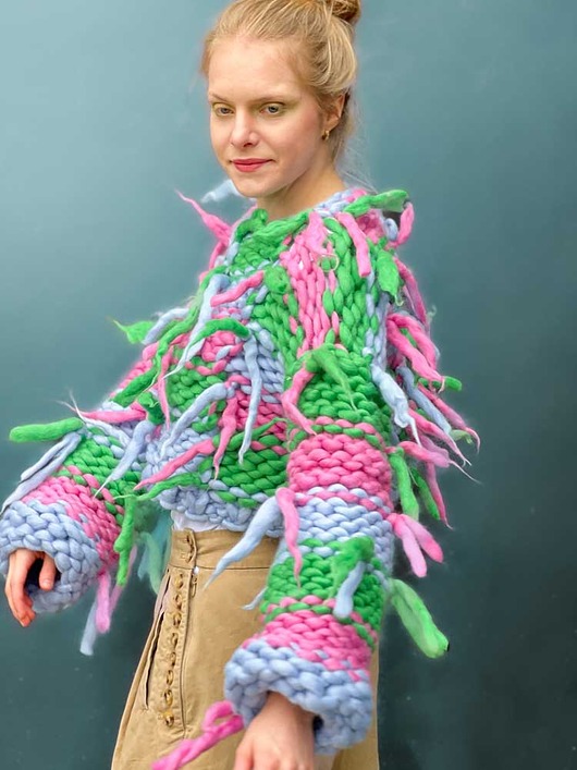 swetry damskie  100% Merino sweter na drutach