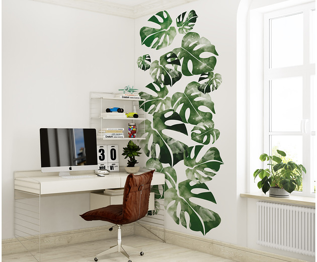 Tapeta młodzieżowa Monstera Leaf Humpty Dumpty Room Decoration