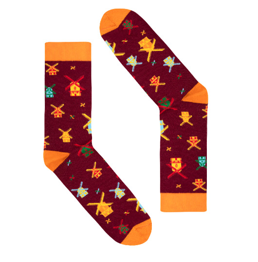Skarpetki Holandia Wiatraki 42-46 FAVES. Socks&Friends