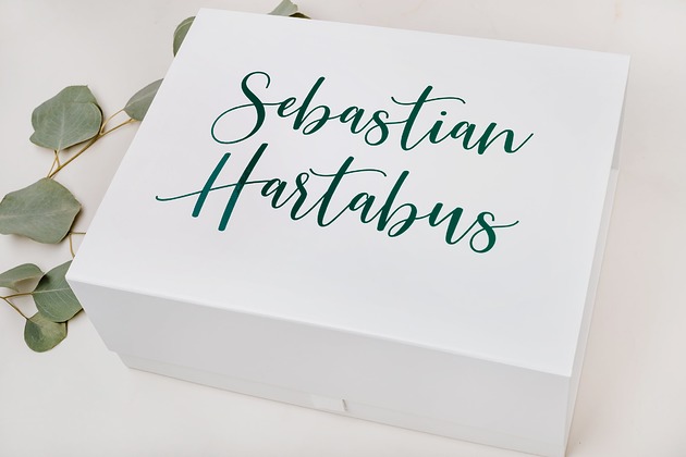 akcesoria na chrzest Personalizowane pudełko na pamiątki