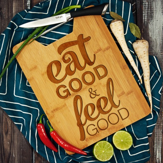 Eat good Feel good - deska do krojenia RollingWoods