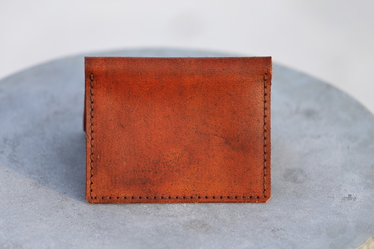 Ultra cienki Mini portfel, card holder InthLeathercraft