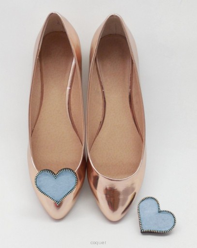 I love U baby blue - klipsy do butów Coquet Coquet