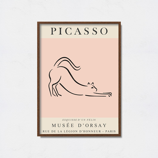 Pablo Picasso grafika inspiracja Pas De LArt