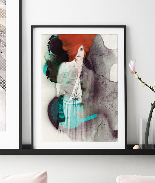 grafiki i ilustracje Ginger Girl