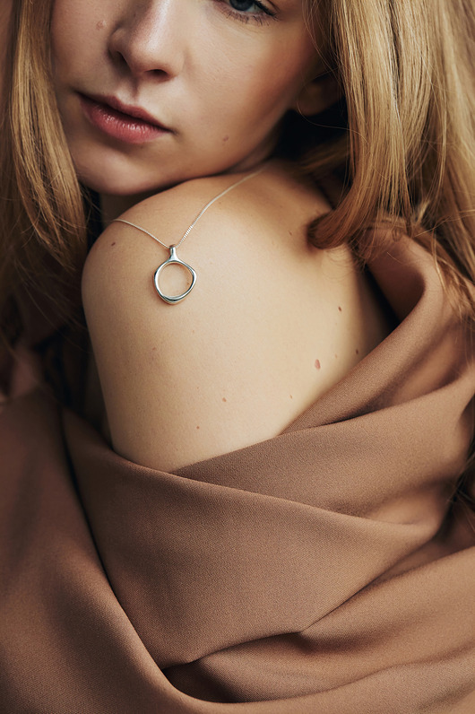 wisiory SANDRO empty / silver necklace
