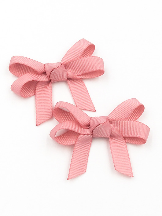 ozdoby do włosów dla dzieci Spinki do włosów  kokardki Loop Bow Dusty Rose