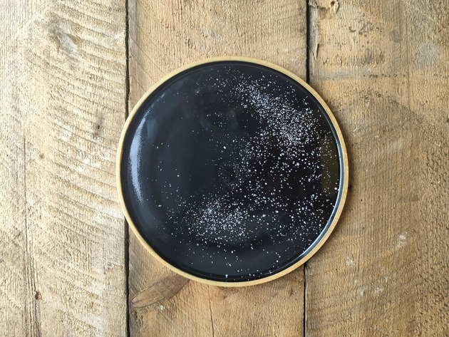 Ceramiczny talerz śniadaniowy Galaxy POTPOTSTUDIO