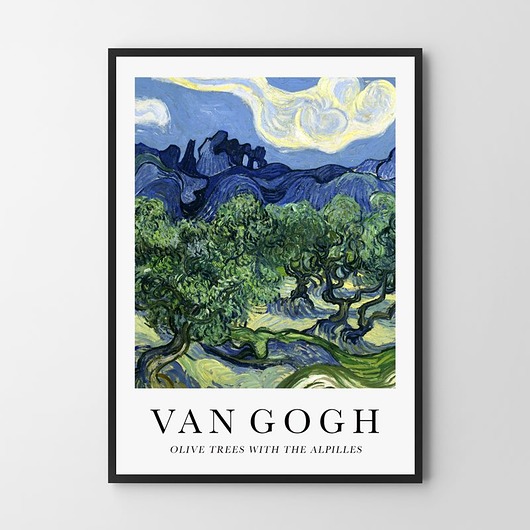 plakaty Plakat Van Gogh Olive trees with the alpilles