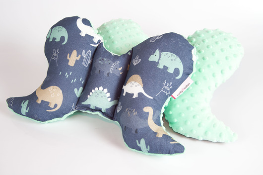 Motylek - poduszka minky - dinozaury Minky and Cotton