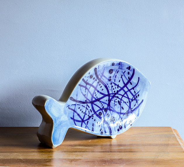 figurki i rzeźby Ceramiczna Ryba