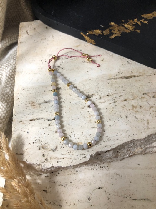 bransoletki z kamieni naturalnych Bransoletka morganit