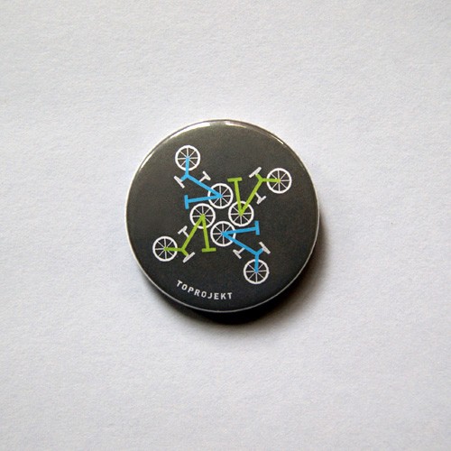 Znaczek button - rowery toprojekt