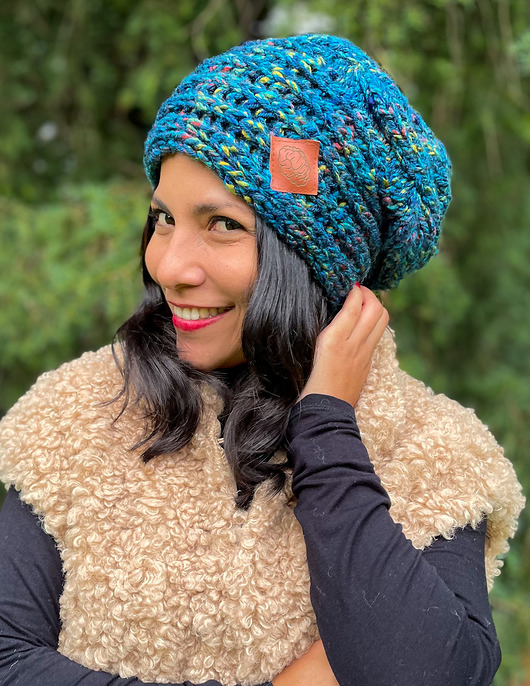 czapki damskie Czapka Handmade This is It Morskie Otchłanie