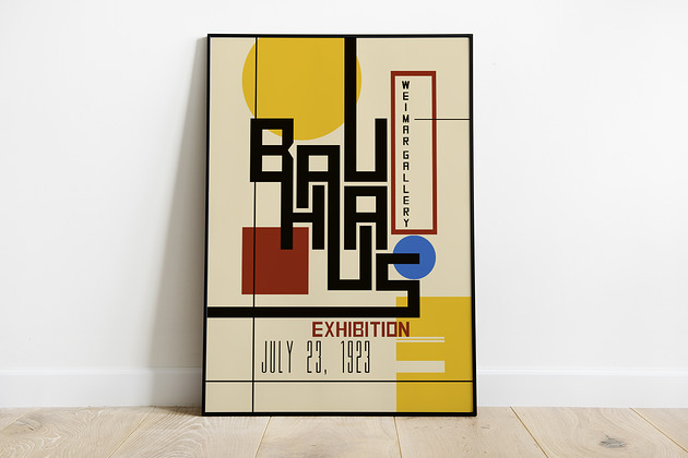 Bauhaus plakat wystawowy Pas De LArt